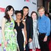 Emmy Rossum, Shanola Hampton, Zach McGowan, Emma Kenney, William H. Macy de la série Shameless à Los Angeles, le 4 juin 2013.