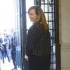 Valérie Trierweiler au Musée d'Orsay à Paris le 6 décembre 2013 lors d'une conférence sur les violences faites aux femmes en Afrique