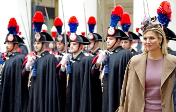 Visite officielle inaugurale, le 23 janvier 2014, du roi Willem-Alexander et de la reine Maxima des Pays-Bas en Italie