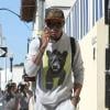 Le rappeur Khalil Sharief est allé rendre visite à son ami Justin Bieber à son domicile à Miami. Le 24 janvier 2014.