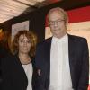 Patrick Chesnais et sa femme Josiane Stoléru - Dîner de gala du 93e Grand Prix d'Amerique au Pavillon d'Armenonville, le 25 janvier 2014.