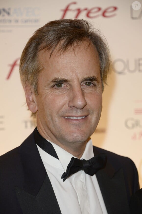 Bernard de la Villardière - Dîner de gala du 93e Grand Prix d'Amerique au Pavillon d'Armenonville, le 25 janvier 2014.