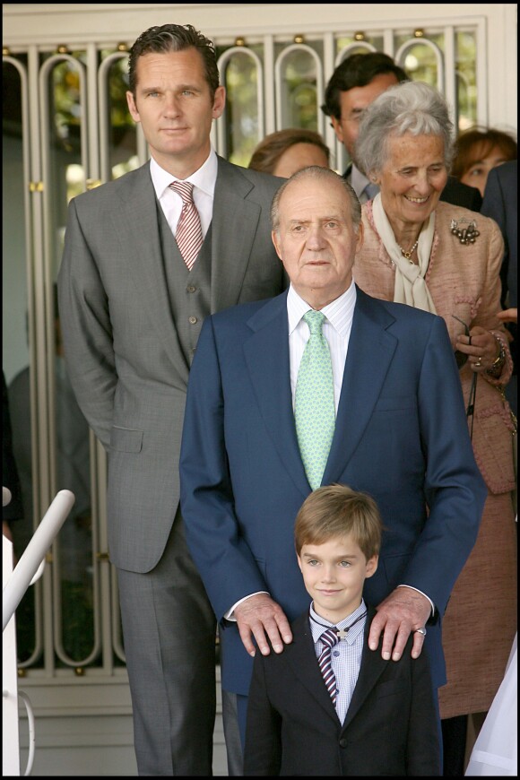 Le roi Juan Carlos Ier d'Espagne et Iñaki Urdangarin.