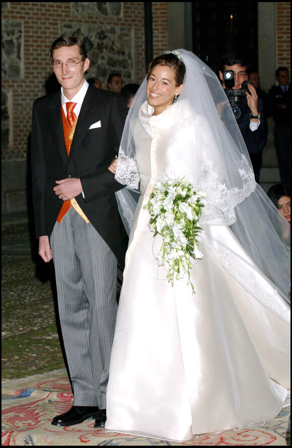 Don Fernando Gomez-Acebo, fils de l'infante Pilar de Bourbon, lors de son mariage avec Monica Martin Luque en 2004