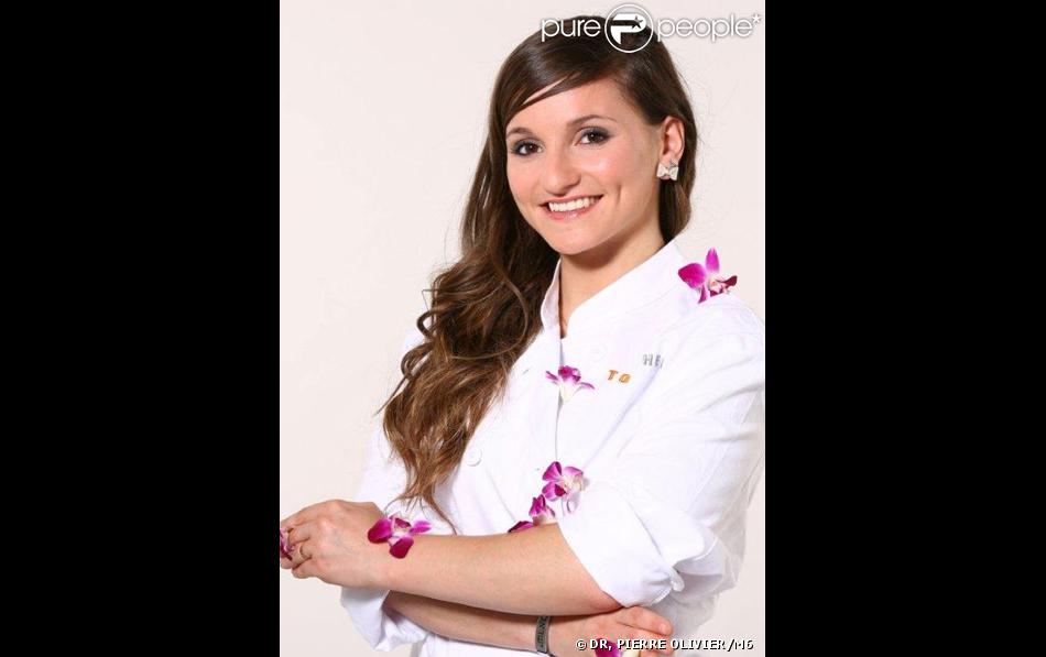 Noémie Honiat, ex-participante de la saison 3 - Candidat de Top Chef 2014. L&#039;émission sera de retour le 20 janvier sur M6.
