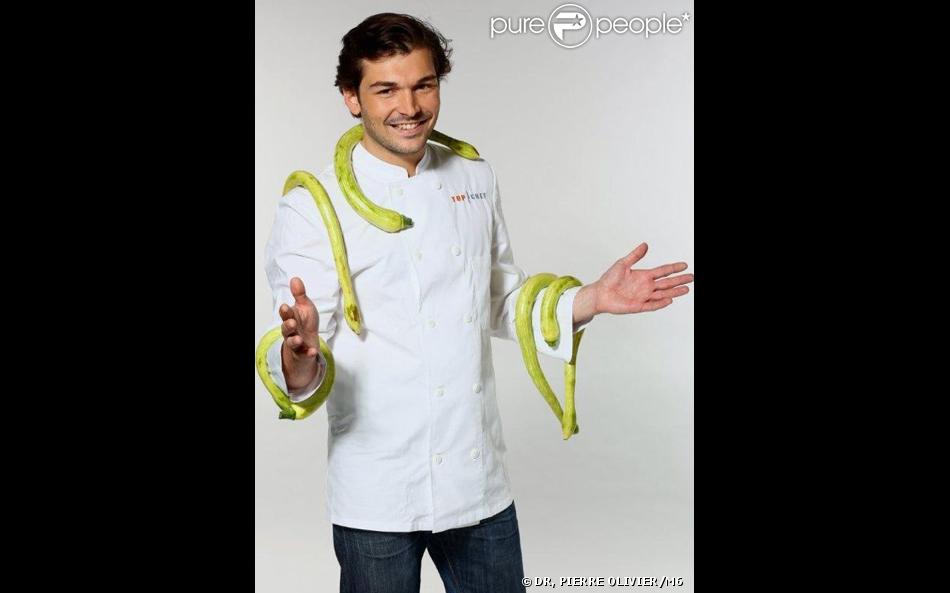 Thibault Sombardier - Candidat de Top Chef 2014. L&#039;émission sera de retour le 20 janvier sur M6.