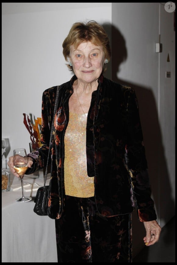 Marisa Bruni-Tedeschi, lors du dîner des amis du musée d'art moderne, le 18 octobre 2011