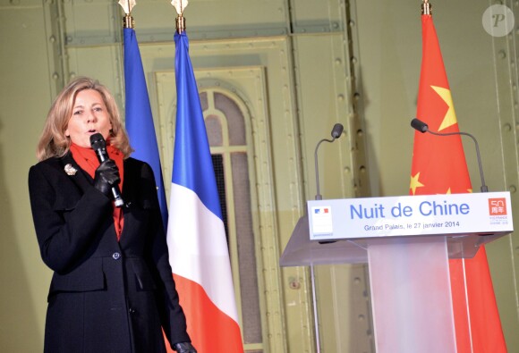 Claire Chazal - Exclusif - Nuit de Chine au Grand Palais à Paris, le 27 janvier 2014.