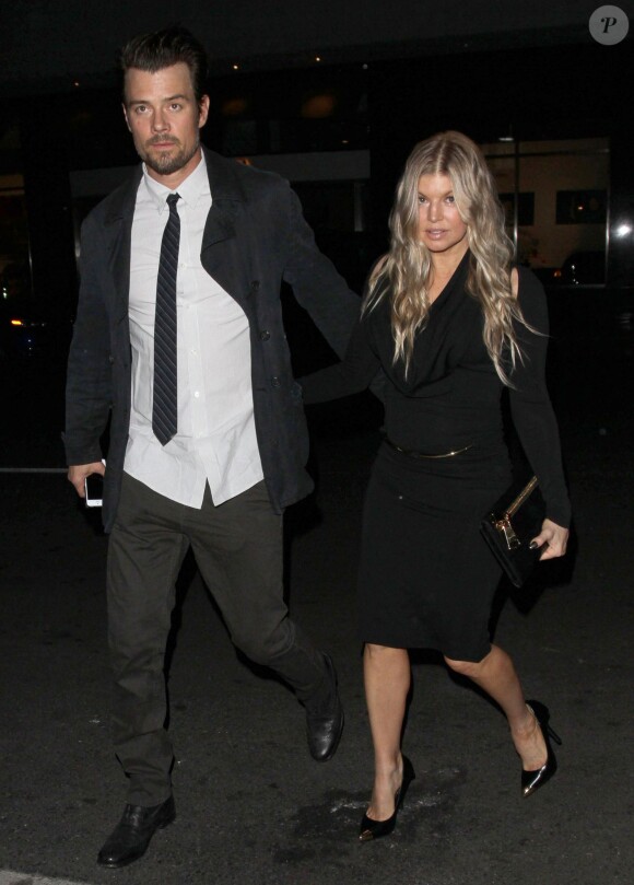Fergie et Josh Duhamel à Beverly Hills, le 10 janvier 2014.