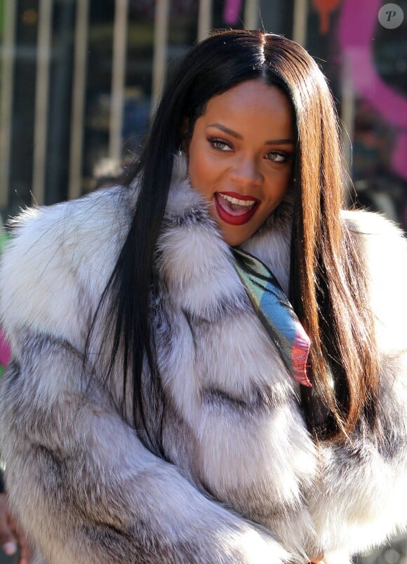 Rihanna à New York, le 29 janvier 2014.