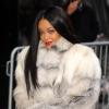 Rihanna arrive sur le plateau de "Good morning America" à New York, le 29 janvier 2014.