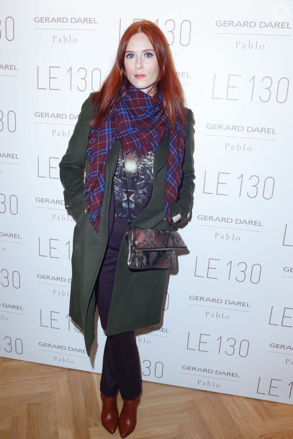 Audrey Fleurot lors de l'inauguration de la nouvelle boutique Gerard Darel, le 130, à Paris, le 30 janvier 2014.