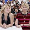 Valeria Bruni-Tedeschi et sa mère Marisa Borini au 66e Festival du Film de Cannes le 21 mai 2013.