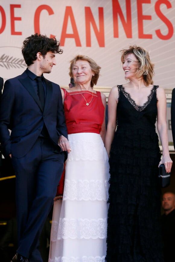 Louis Garrel, Marisa Borini et Valeria Bruni Tedeschi au 66e Festival du Film de Cannes le 21 mai 2013.