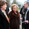 Bernadette Chirac, présidente de l'opération des Pièces jaunes, était à Lille, le 30 janvier 2014, pour remettre un chèque de 400 000 euros à la future maison familiale hospitalière (MFH). Elle y a rencontré Martine Aubry, maire de la ville.