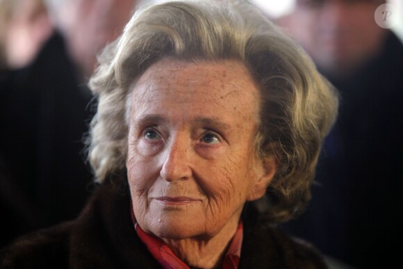 Bernadette Chirac, présidente de l'opération des Pièces jaunes, était à Lille, le 30 janvier 2014, pour remettre un chèque de 400 000 euros à la future maison familiale hospitalière (MFH). Elle y a rencontré Martine Aubry, maire de la ville.