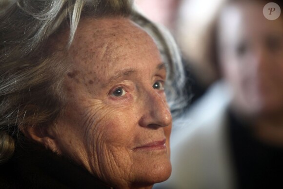 Bernadette Chirac, présidente de l'opération des Pièces jaunes, était à Lille, le 30 janvier 2014, pour remettre un chèque de 400 000 euros à la future maison familiale hospitalière (MFH). Elle y a rencontré Martine Aubry, maire de la ville.