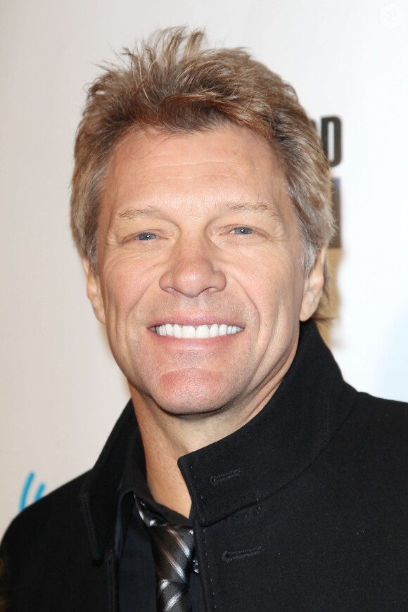 Jon Bon Jovi assistent à la soirée d'anniversaire d'Howard Stern à l'Hammerstein Ballroom. New York, le 31 janvier 2014.