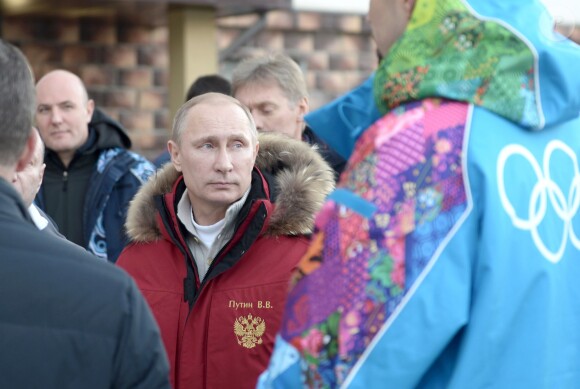 Le président russe Vladimir Poutine en visite à Sotchi, le 3 janvier 2014.