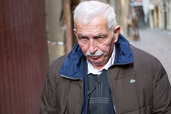 Régis de Camaret, lors de son arrivée au tribunal de Lyon, le 15 novembre 2012