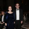 Anne Goscinny et son mari Aymar du Chatenet lors du dîner de gala au profit de la Fondation AVEC au Château de Versailles, le 3 février 2014.
