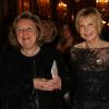 Maryvonne Pinault et Marie-Christiane Marek lors du dîner de gala au profit de la Fondation AVEC au Château de Versailles, le 3 février 2014.