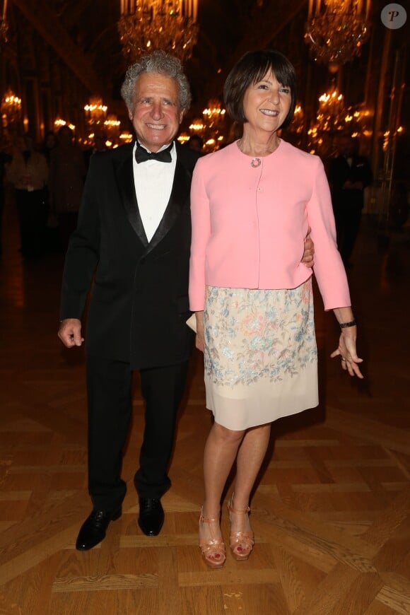 Laurent Dassault et sa femme Martine Dassault lors du dîner de gala au profit de la Fondation AVEC au Château de Versailles, le 3 février 2014.