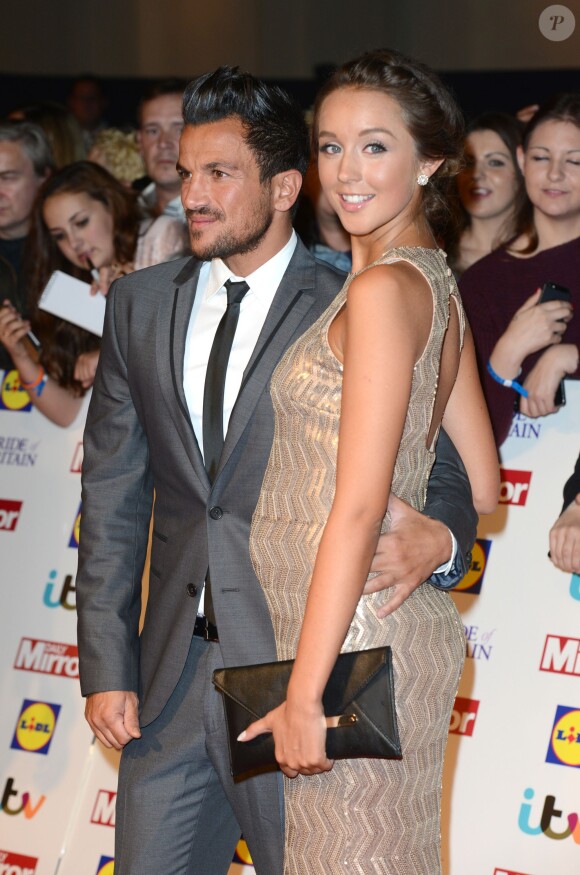 Peter Andre et Emily MacDonagh à Londres, le 7 octobre 2013.