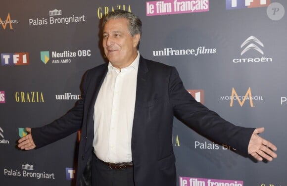 Christian Clavier lors de la 21e cérémonie des trophées du "Film Français" au palais Brongniart à Paris le 4 février 2014
