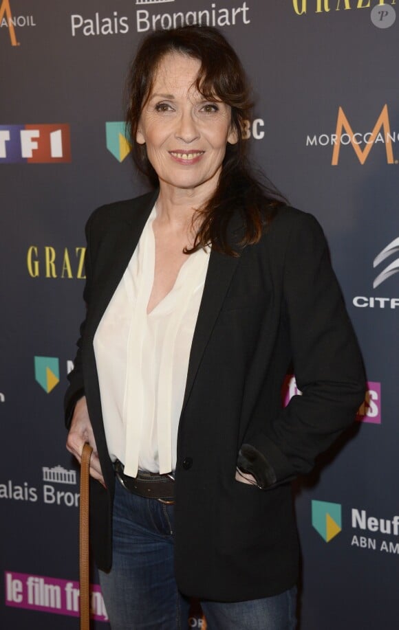 Chantal Lauby lors de la 21e cérémonie des trophées du "Film Français" au palais Brongniart à Paris le 4 février 2014