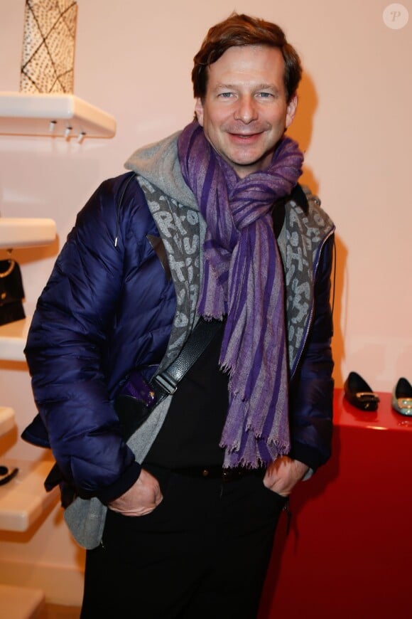 Lorenz Bäumer lors de la soirée organisée par la Maison Roger Vivier célèbrant la sortie du livre "Le Paris du Tout-Paris" d'Alexandra Senes à Paris, le 4 février 2014.