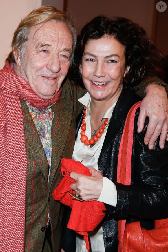 Baron et Baronne Jacques de Gunzburg lors de la soirée organisée par la Maison Roger Vivier célèbrant la sortie du livre "Le Paris du Tout-Paris" d'Alexandra Senes à Paris, le 4 février 2014.
