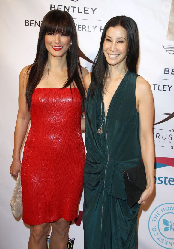 Kelly Hu, Lisa Ling à la soirée "City of Beverly Hills Centennial Party" à Beverly Hills, le 5 février 2014.