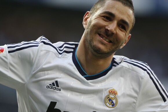 Karim Benzema à Madrid le 20 avril 2013