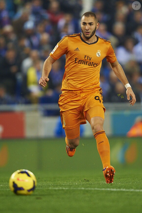 Karim Benzema à Barcelone, le 12 janvier 2014.