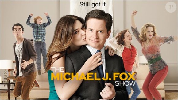 Michael J. Fox dans sa série "Michael J. Fox Show" sur NBC - 2013