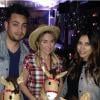 Frankie Delgado, Lauren Conrad et Jennifer lors de l'anniversaire de Lauren, le 7 février 2014.