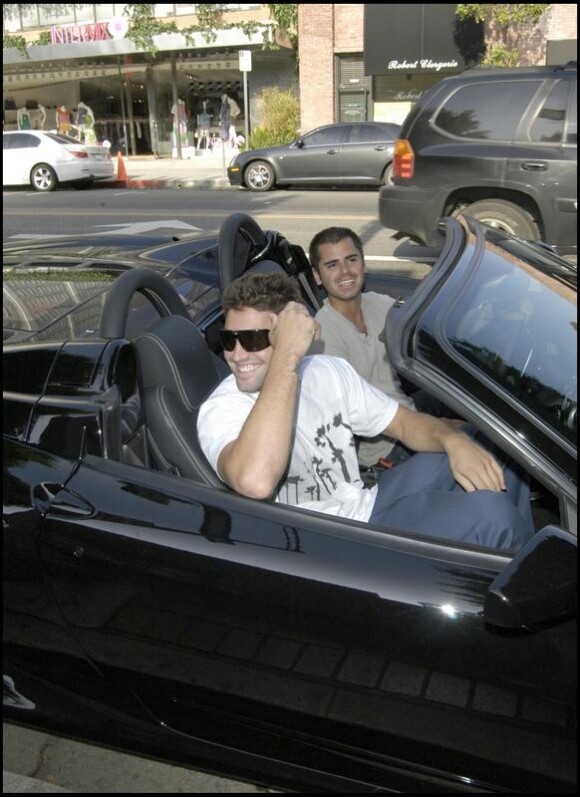 Brody Jenner et Frankie Delgado en 2008 à Santa Monica.