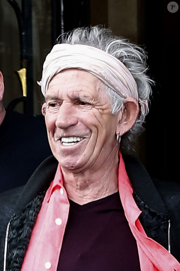Keith Richards à Paris, le 5 février 2014. 
