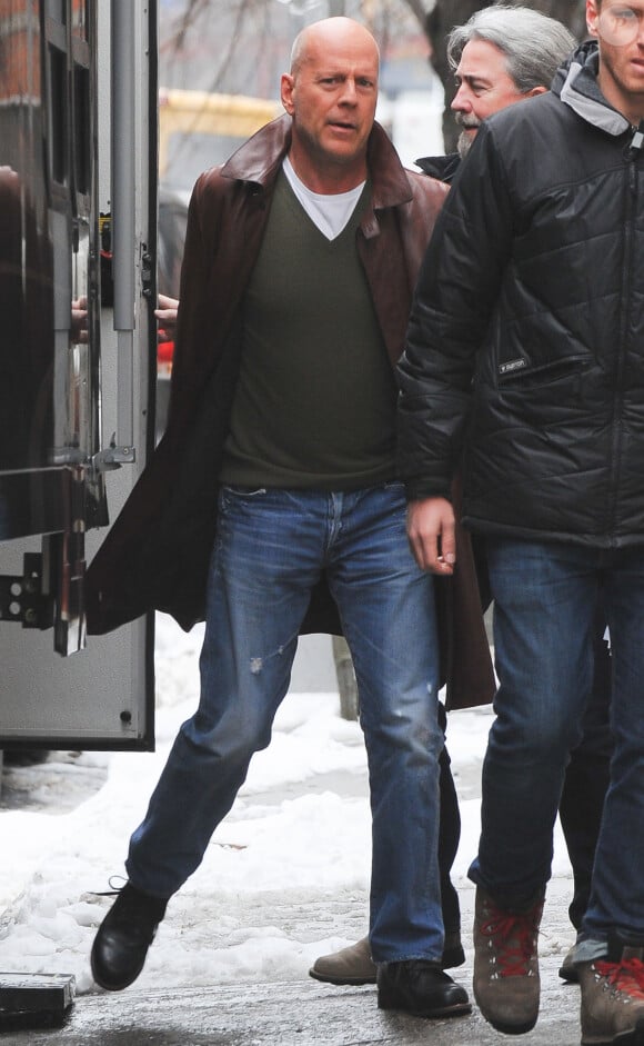 Bruce Willis à New York City, le 26 janvier 2014.