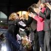 Nathalie Kosciusko-Morizet lors de son 1er grand meeting au gymnase Japy, dans le cadre des prochaines élections municipales à Paris le 10 février 2014