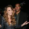 La jolie Nadine Coyle et son fiancé Jason Bell à la sortie de Koko à Londres, le 1er novembre 2010.