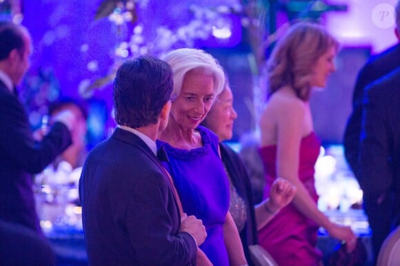 Christine Lagarde lors du dîner d'Etat organisé à la Maison Blanche à Washington, le 11 février 2014.