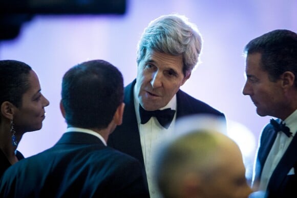 John Kerry lors du dîner d'Etat organisé à la Maison Blanche à Washington, le 11 février 2014.