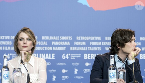 Mélanie Laurent et Cillian Murphy - Conférence de presse et photocall du film "Aloft" lors du 64e festival international du film de Berlin, La Berlinale. Le 12 février 2014.