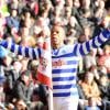 Loïc Rémy après avoir inscrit un but sous le maillot des Queens Park Rangers face à Southampton le 2 mars 2013 à Southampton