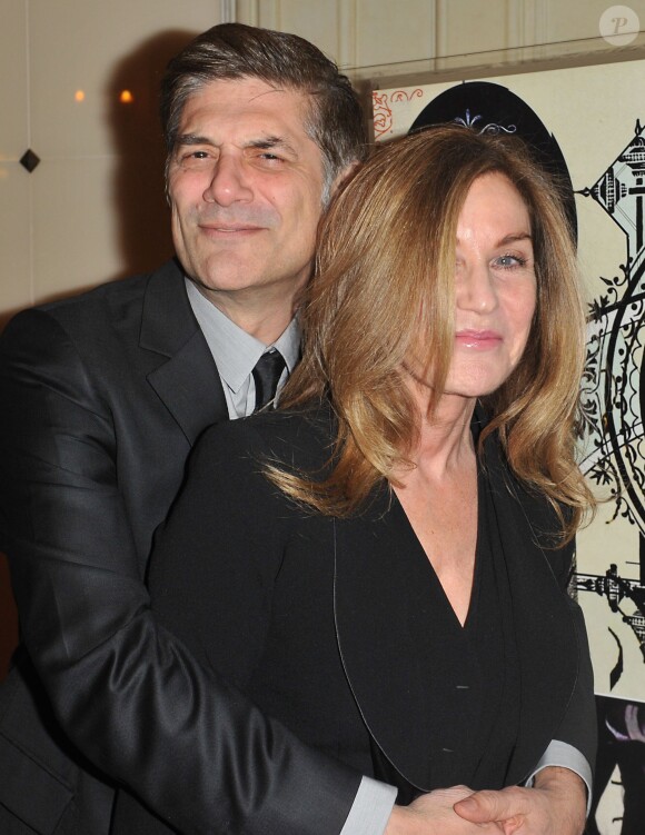 Georges Corraface et sa femme Rosalie - Gala d'enfance majuscule au profit de l'enfance maltraitée à la salle Gaveau à Paris le 25 février 2013.
