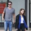 Jessica Alba et son mari Cash Warren font du shopping à "Barneys New York" à Beverly Hills. Le 15 février 2014