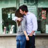 Jennifer Garner et Ben Affleck très câlins alors qu'ils arrivent au Broad Stage Theatre à Brentwood, Los Angeles, le 15 février 2014.