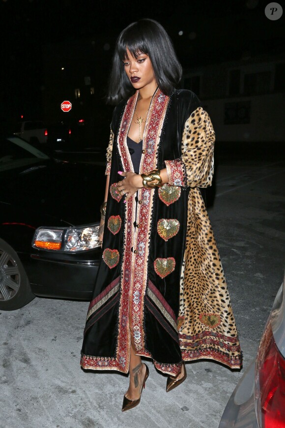 Rihanna à Los Angeles, le 16 février 2014.